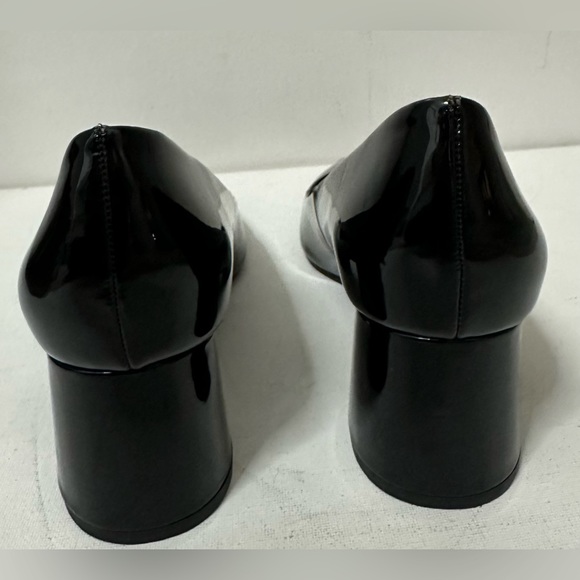 ZARA-ladies patent block heel shoes - Picture 4 of 6